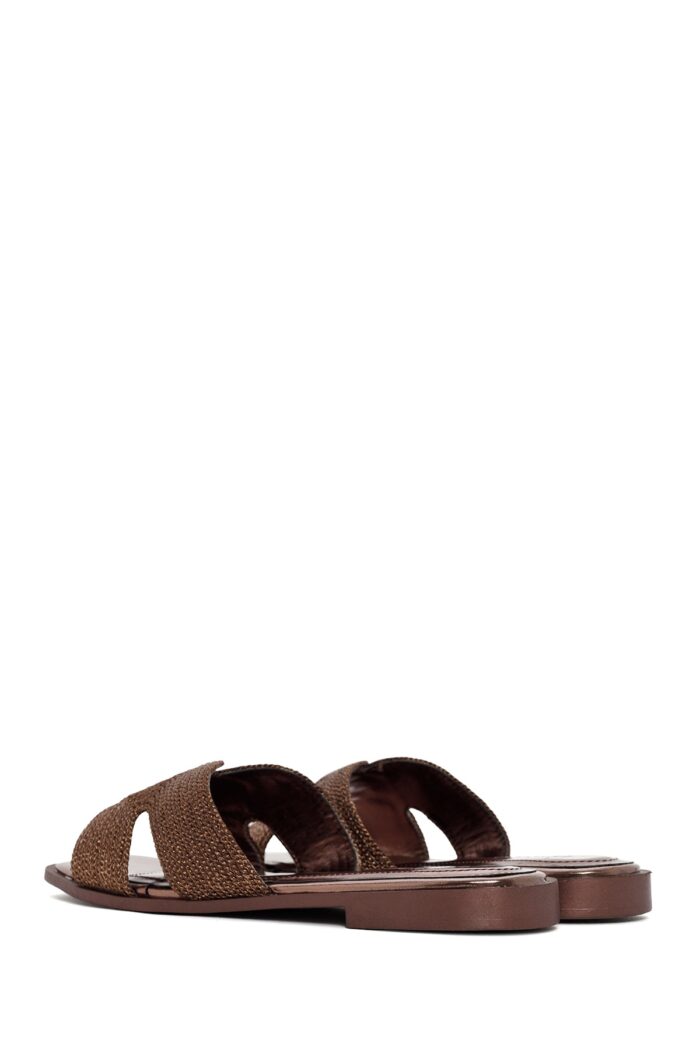 Pantofla Bronz Metalike Thurur për Femra - Image 9