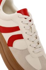 Sneaker e Bardhë me Lidhëse e Trashë me Tabane për Femra - Image 17