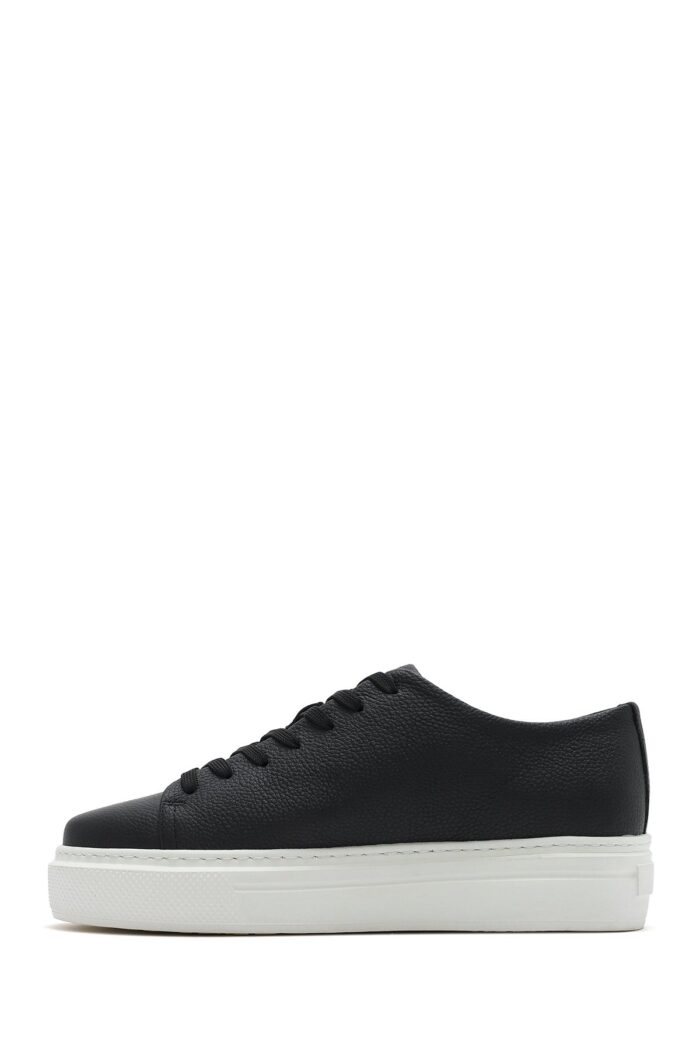 Sneaker Lëkure me Lidhëse e Trashë me Tabane për Burra - Image 2