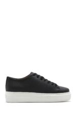 Sneaker Lëkure me Lidhëse e Trashë me Tabane për Burra