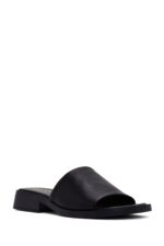 Pantofla Lëkure e Zezë Casual për Femra - Image 6