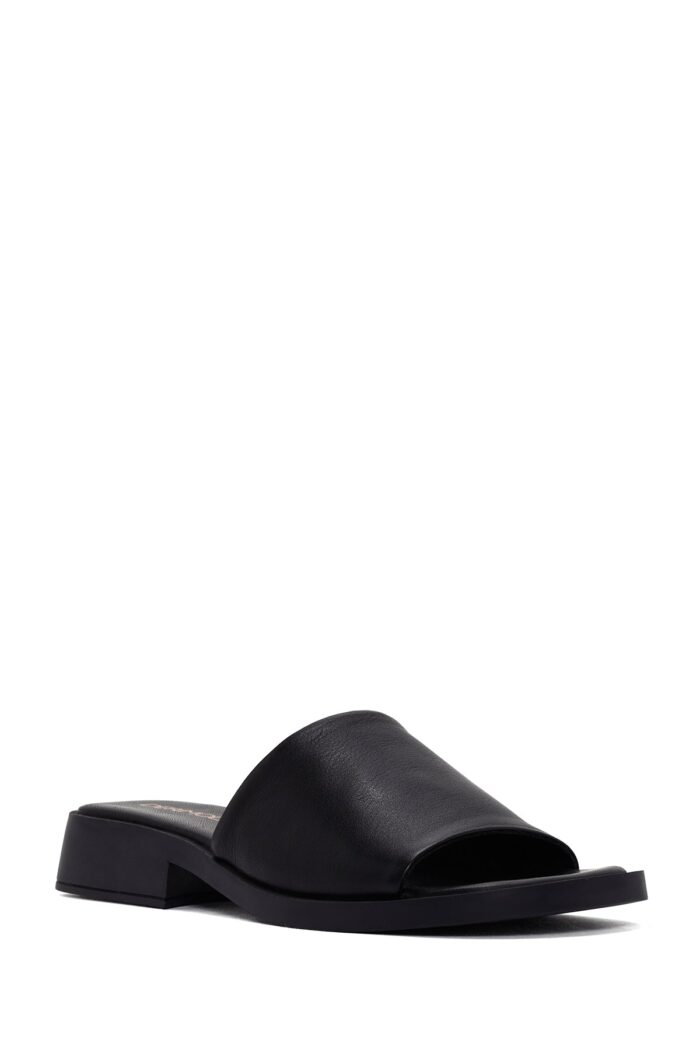 Pantofla Lëkure e Zezë Casual për Femra - Image 6