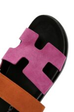 Pantofla Lëkure Rozë për Femra - Image 8
