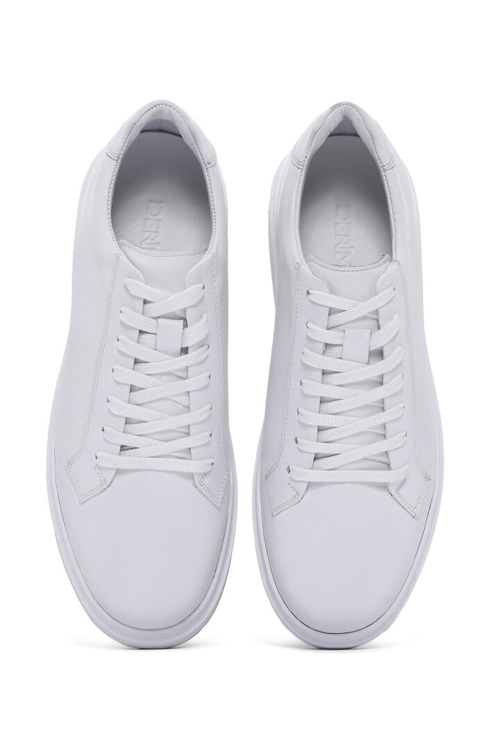 Sneaker Lëkure me Lidhëse për Burra - Image 6