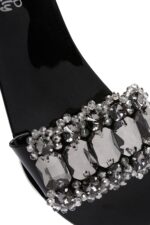 Pantofla Jelly e Zezë me Gurë për Femra - Image 19