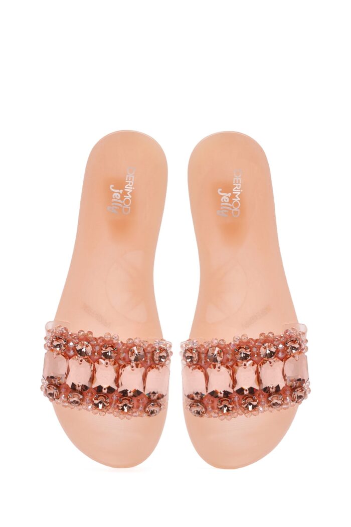 Pantofla Jelly e Zezë me Gurë për Femra - Image 14