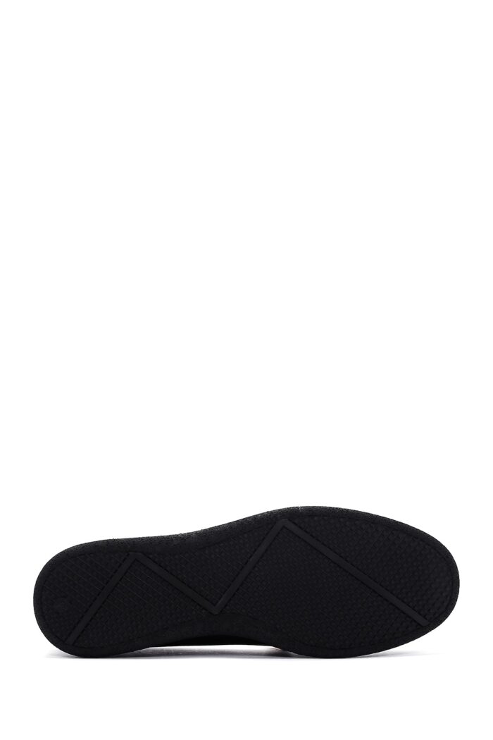 Loafer Lëkure e Zezë me Xhufkë Comfort për Femra - Image 4
