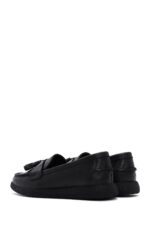 Loafer Lëkure e Zezë me Xhufkë Comfort për Femra - Image 5