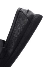 Loafer Lëkure e Zezë me Xhufkë Comfort për Femra - Image 7