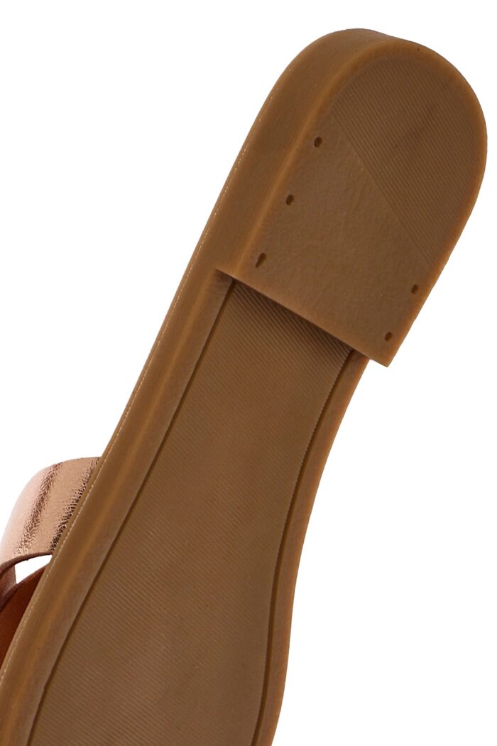 Pantofla Lëkure Metalike për Femra - Image 8