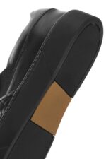 Loafer Lëkure e Zezë Thurur për Burra - Image 8