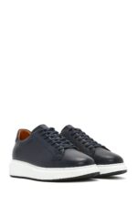 Sneaker Lëkure me Lidhëse për Burra - Image 3