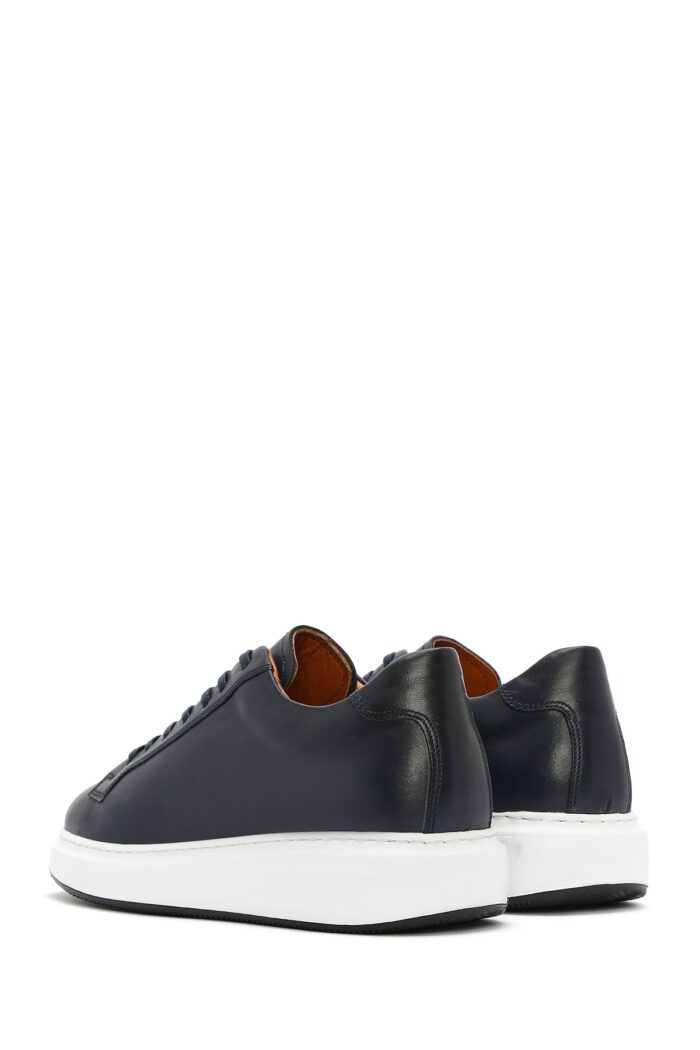 Sneaker Lëkure me Lidhëse për Burra - Image 5