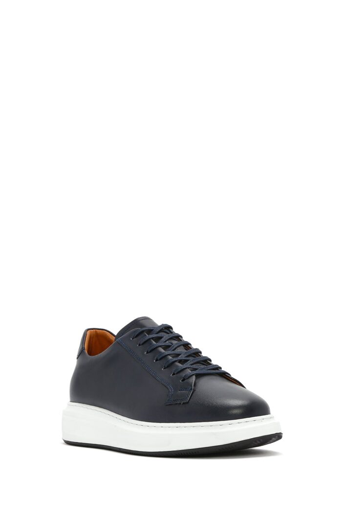 Sneaker Lëkure me Lidhëse për Burra - Image 6