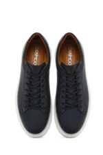 Sneaker Lëkure me Lidhëse për Burra - Image 7