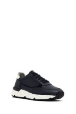 Sneaker Lëkure me Lidhëse e Trashë me Tabane për Burra - Image 6