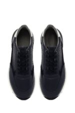 Sneaker Lëkure me Lidhëse e Trashë me Tabane për Burra - Image 7