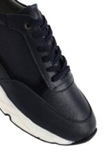 Sneaker Lëkure me Lidhëse e Trashë me Tabane për Burra - Image 9