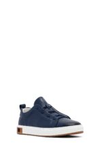 Sneaker Lëkure e Zezë me Lidhëse për Burra - Image 16