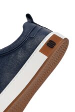 Sneaker Lëkure e Zezë me Lidhëse për Burra - Image 23