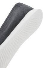 Loafer Lëkure Gri me Xhufkë Casual për Burra - Image 8