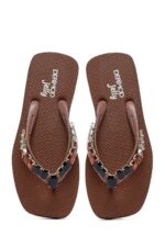 Pantofla Jelly e Zezë me Gurë për Femra - Image 14