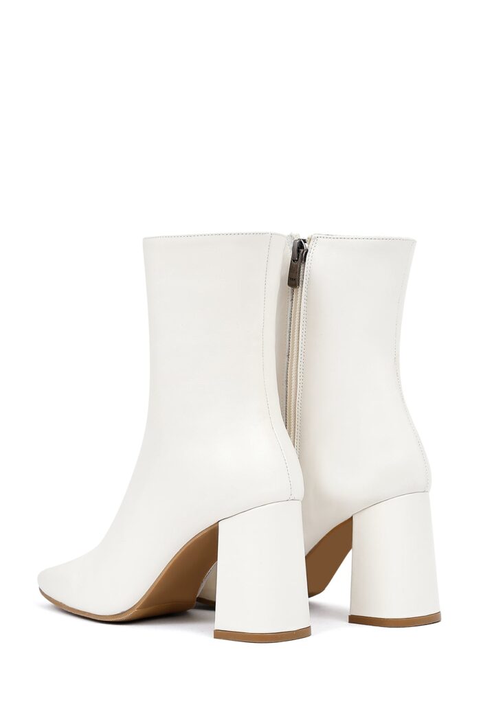 Çizme Lëkure me Zinxhir e Trashë me Takë për Femra - Image 7