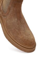 Çizme Chelsea prej lëkure suede për femra, vizon - Image 14