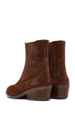 Çizme kauboj prej lëkure suede për femra - Image 11
