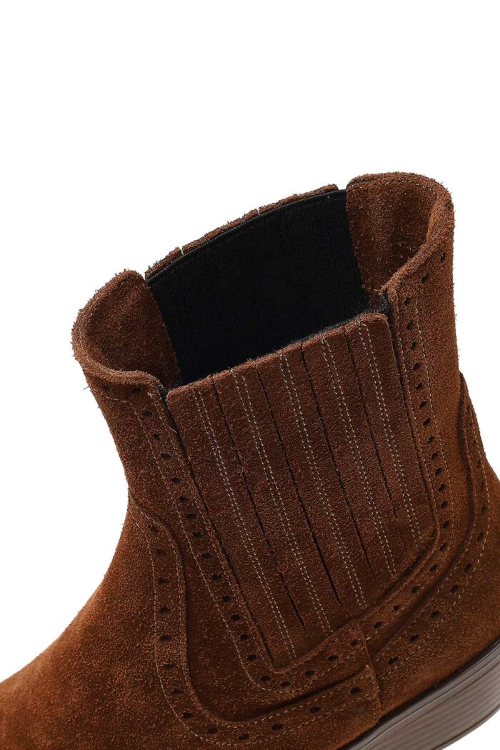 Çizme kauboj prej lëkure suede për femra - Image 13