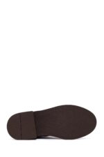 Çizme Chelsea prej lëkure suede për femra, kafe - Image 5