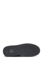 Sneaker Lëkure e Zezë me Lidhëse për Burra - Image 4