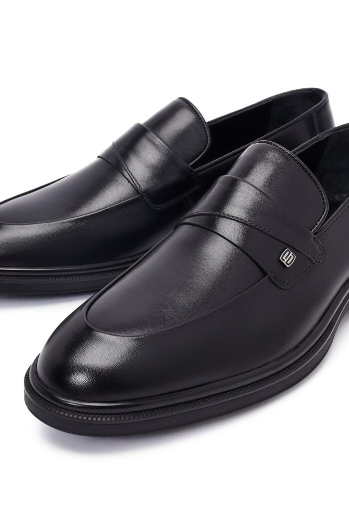 Loafer Lëkure Klasike për Burra - Image 9