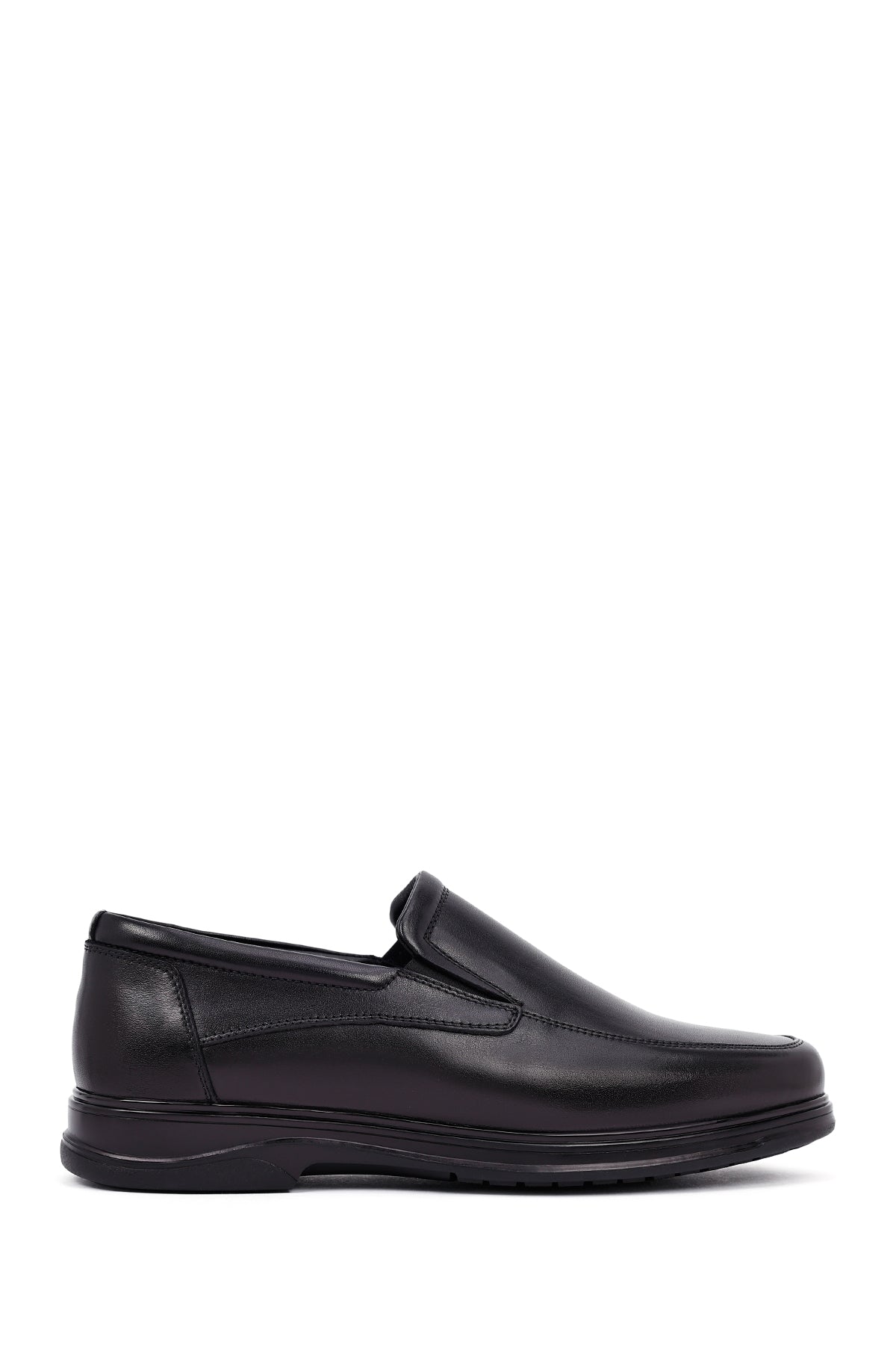 25WFD676218_5637145339_1.jpg Këpucë loafer casual prej lëkure për meshkuj, e zezë - Image 1