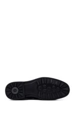 Këpucë loafer casual prej lëkure për meshkuj, e zezë - Image 4