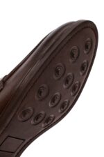 Këpucë loafer klasike prej lëkure për meshkuj, e zezë - Image 18