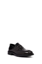 Këpucë loafer casual prej lëkure për meshkuj, e zezë - Image 6