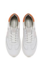 Sneaker Lëkure e Bardhë me Lidhëse e Trashë me Tabane për Femra - Image 8