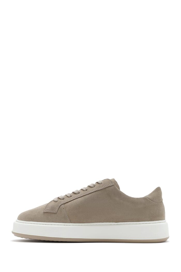 Sneaker Lëkure e Trashë me Tabane me Lidhëse për Burra - Image 2
