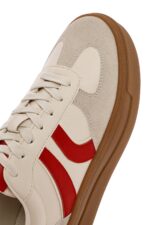 Sneaker e Bardhë me Lidhëse e Trashë me Tabane për Femra - Image 19