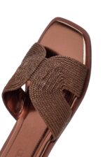 Pantofla Bronz Metalike Thurur për Femra - Image 19