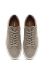 Sneaker Lëkure e Trashë me Tabane me Lidhëse për Burra - Image 7