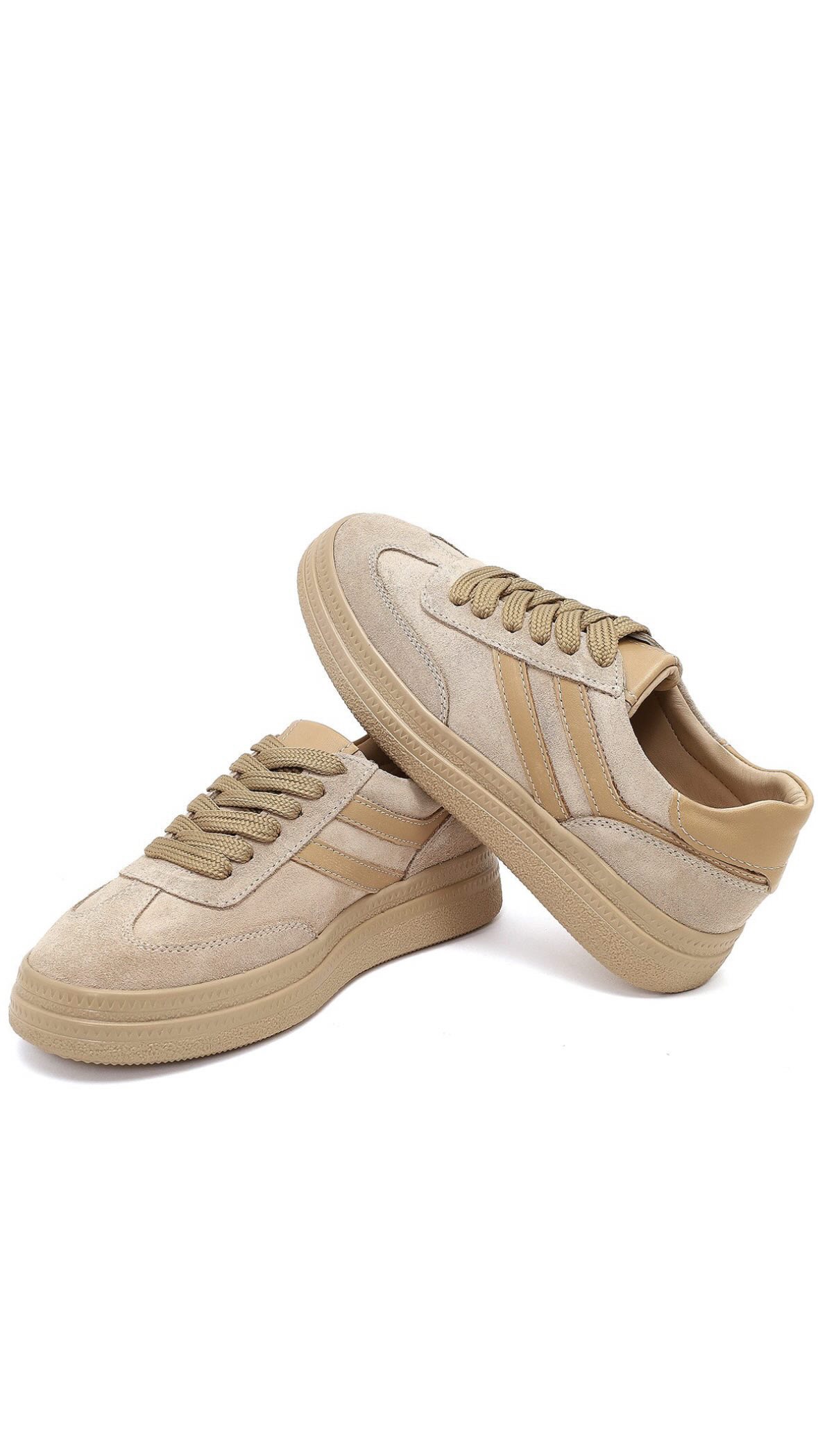 63d353bf-adfd-4e87-b6a5-9100c316884d-2 Sneaker Lëkure me Lidhëse për Femra - Image 1