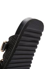 Pantofla Tabako Dyfishe me Kopsë Kashtë për Femra - Image 16