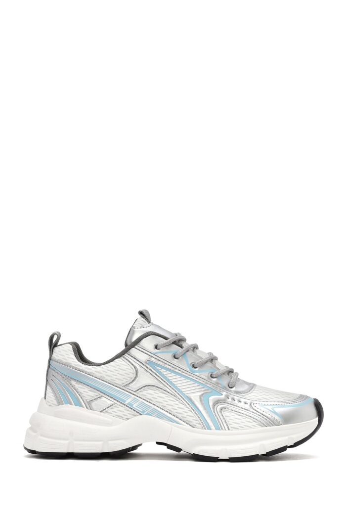 Sneaker Portokalli e Trashë me Tabane me Lidhëse për Femra - Image 3