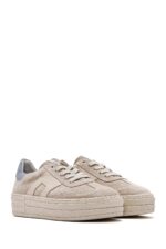 Sneaker Lëkure me Lidhëse për Femra - Image 3