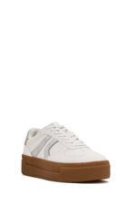 Sneaker e Bardhë me Lidhëse e Trashë me Tabane për Femra - Image 11