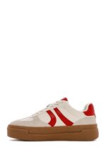 Sneaker e Bardhë me Lidhëse e Trashë me Tabane për Femra - Image 3