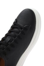 Sneaker Lëkure me Lidhëse e Trashë me Tabane për Burra - Image 10