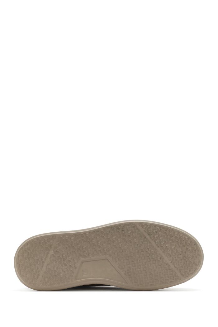 Sneaker Lëkure e Trashë me Tabane me Lidhëse për Burra - Image 4